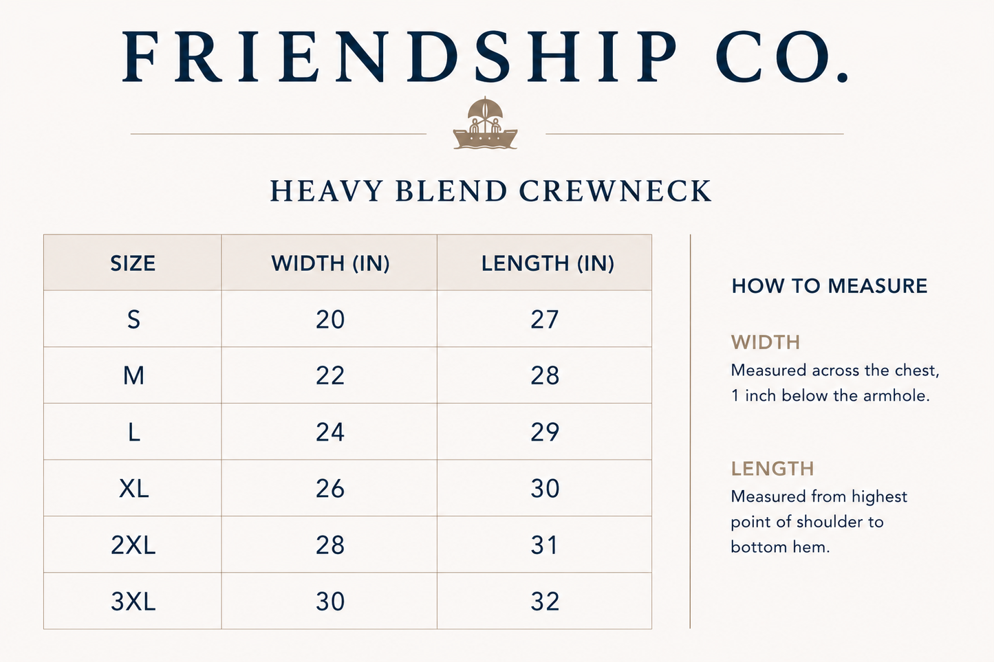 Friendship Co. Crewneck